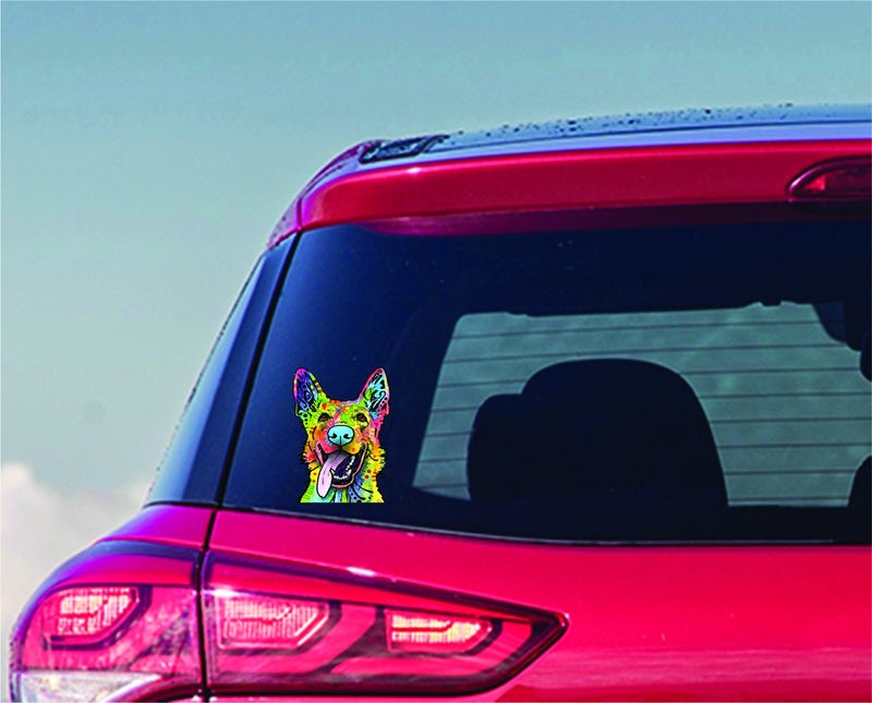 Enjoy It Dean Russo German Shepherd Car Stickers 2-Pack, Outdoor Rated Vinyl Sticker Decals for Windows, Bumpers, Laptops or Crafts - Image 5